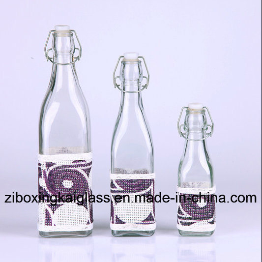 Glass Product with Straw