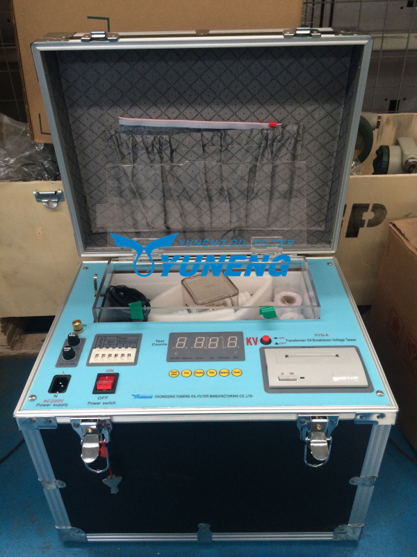 Bdv Oil Tester for Transformer Oil Breakdown Voltage Testing 0-80kv