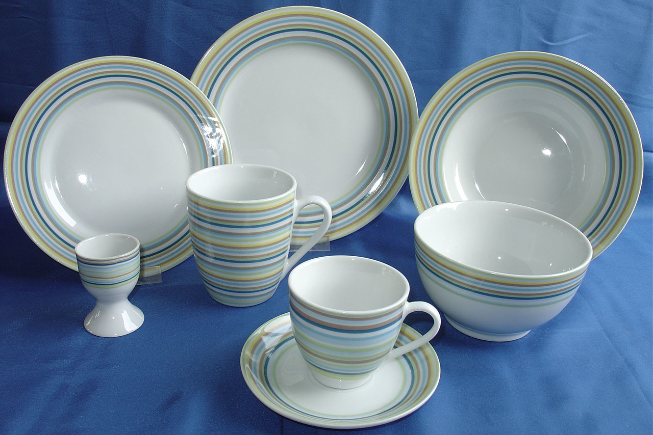 Round Tableware Set, Ceramic Dinnerware Set (JC5Y058)