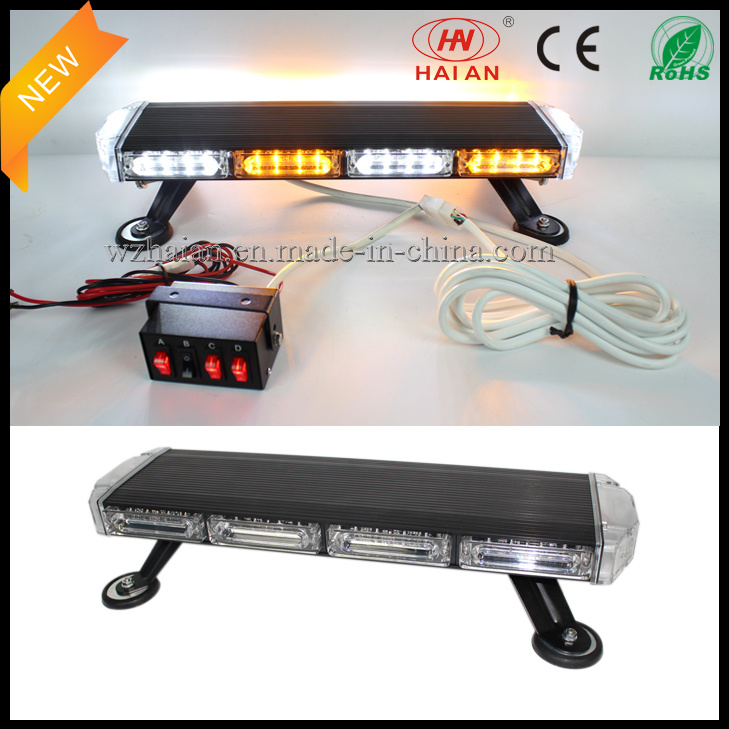 Aluminum Black Painted Chassis Mini Lightbar with Alley Lights