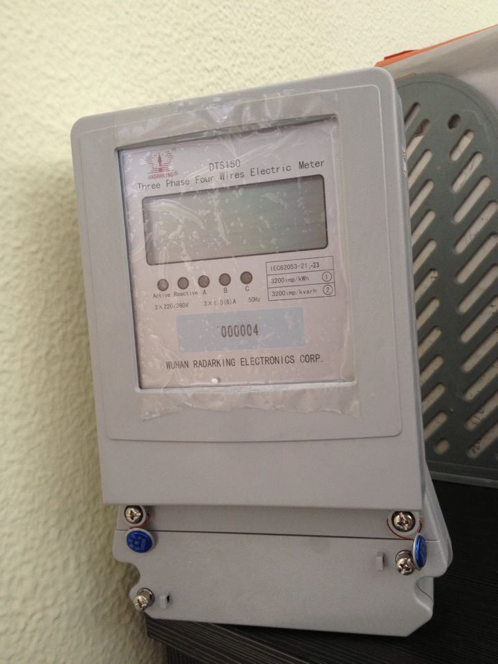 Customized Three Phase Four Wires Electrionic Kwh Meter