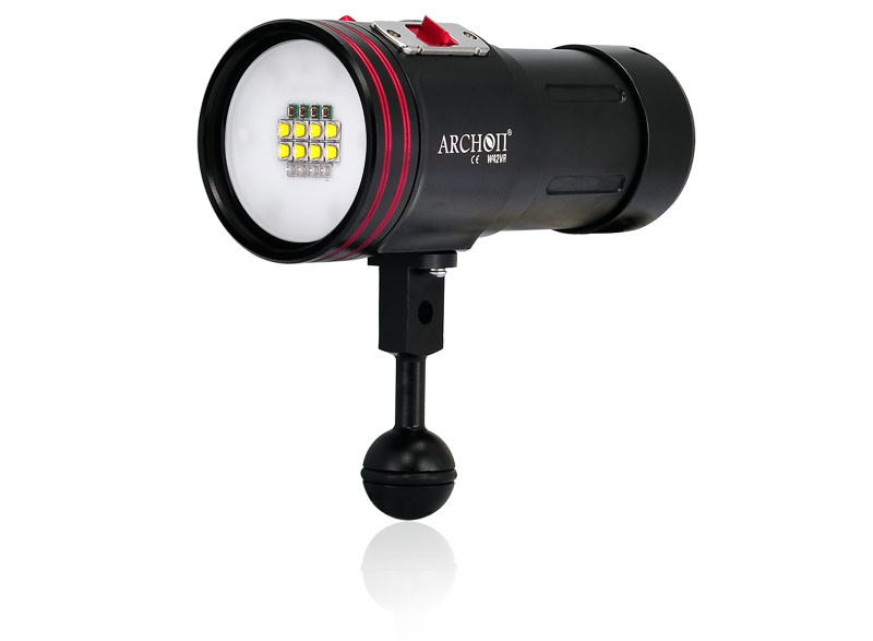 2014 New Model W42vr 100m Waterproof LED Vprofessional LED Video Light, Handheld UV Torch