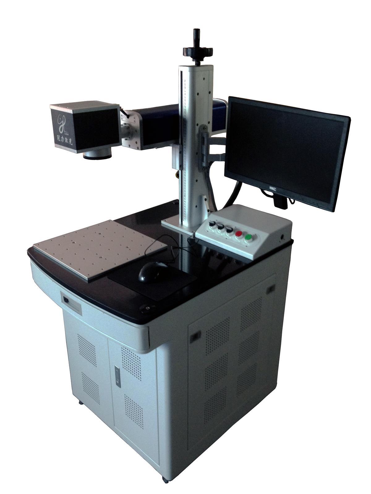 Desktop Fiber Laser Carving Metal Marking Machine (GL-FLM20)