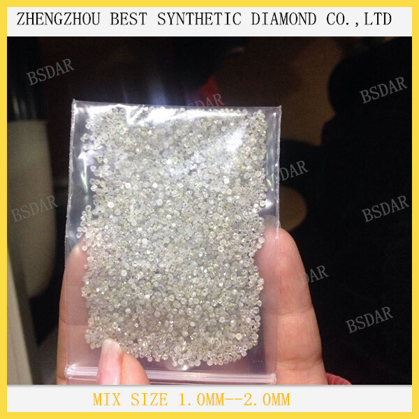 China Manufacture Hpht Synthetic White Diamond Per Carat Price