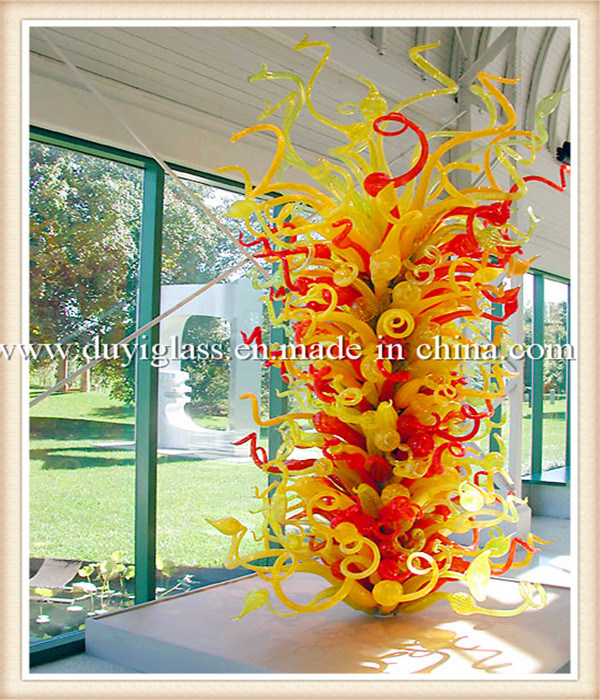 Large Multicolour Blow Glass Sculpture for Decoration