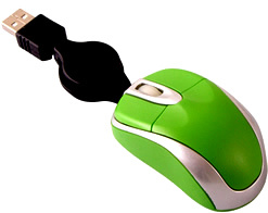 Mini Optical Mouse with Retractable Cable (EM-202)