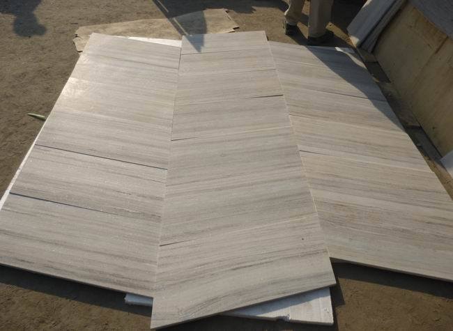 Nice Straight Veins Grey Marble for Floor and Wall Decoration