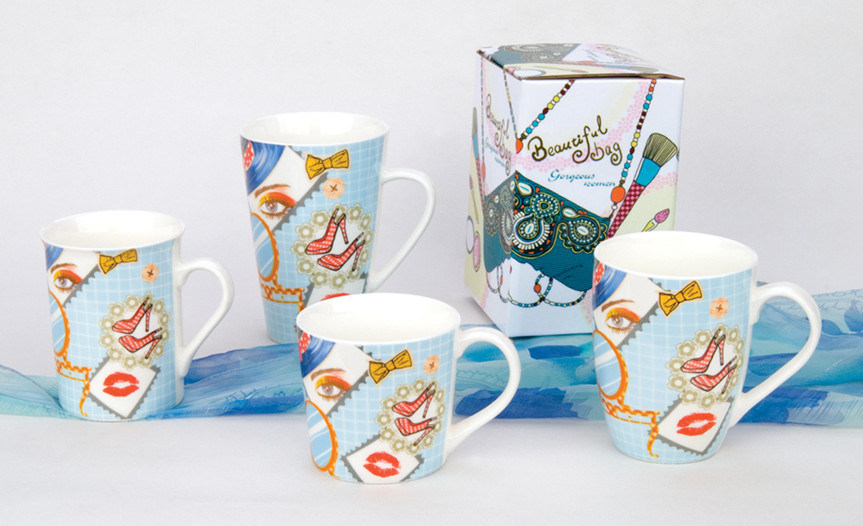Creative Design Porcelain Mugs as Promotion Gifts