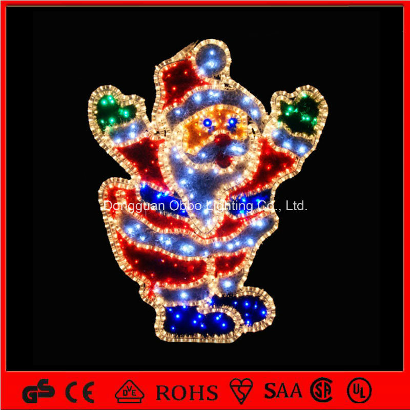 Hot Sale Inflatable Christmas Santa Clause Lighting for Party Decorations