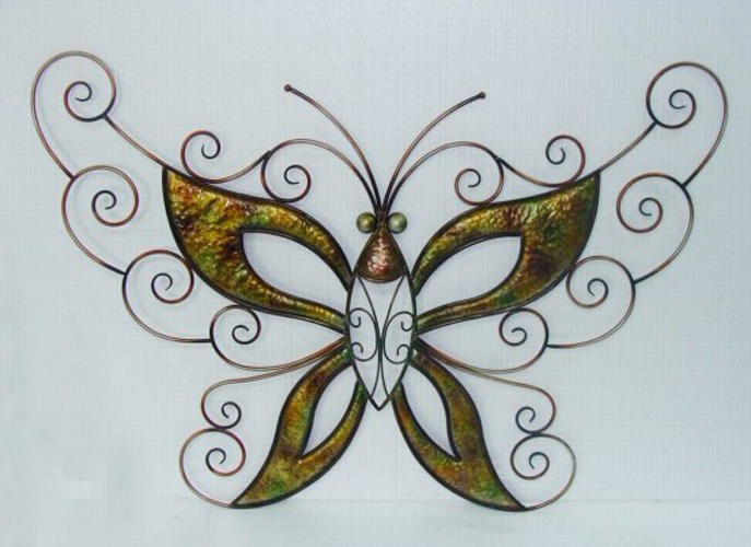 OEM Fashion Flexible Butterfly Metal Craft