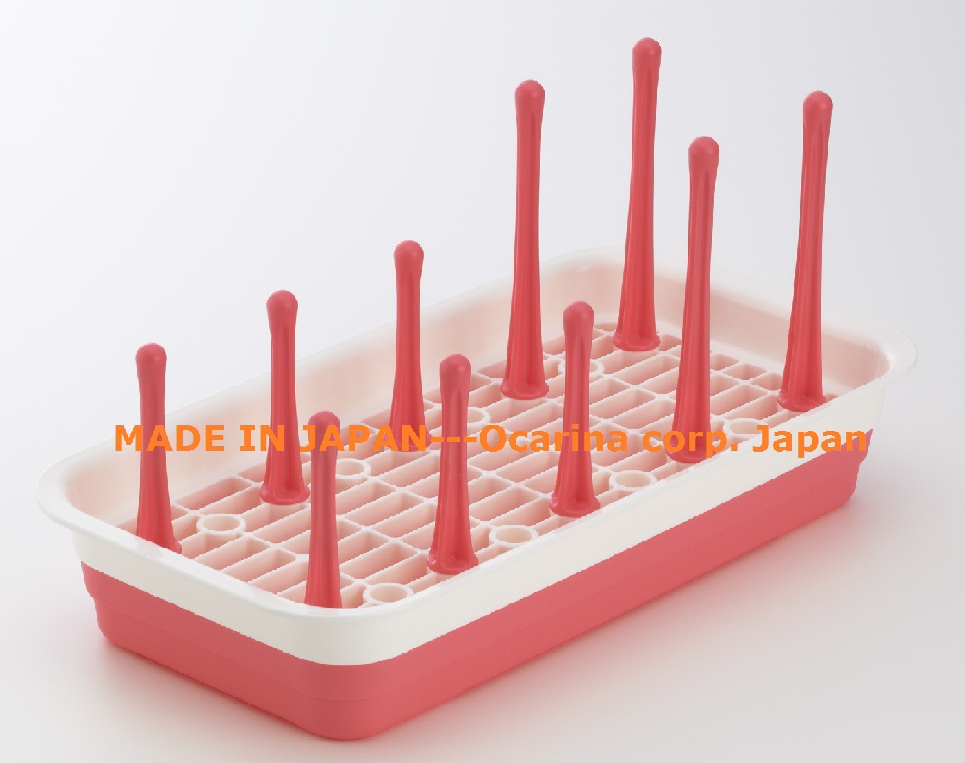 Compact Plastic Drainer Rack for Tableware and Kitchen Storage (Model. 0052)