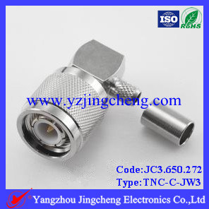 TNC Male Crimp Right Angle Connector for Rg58