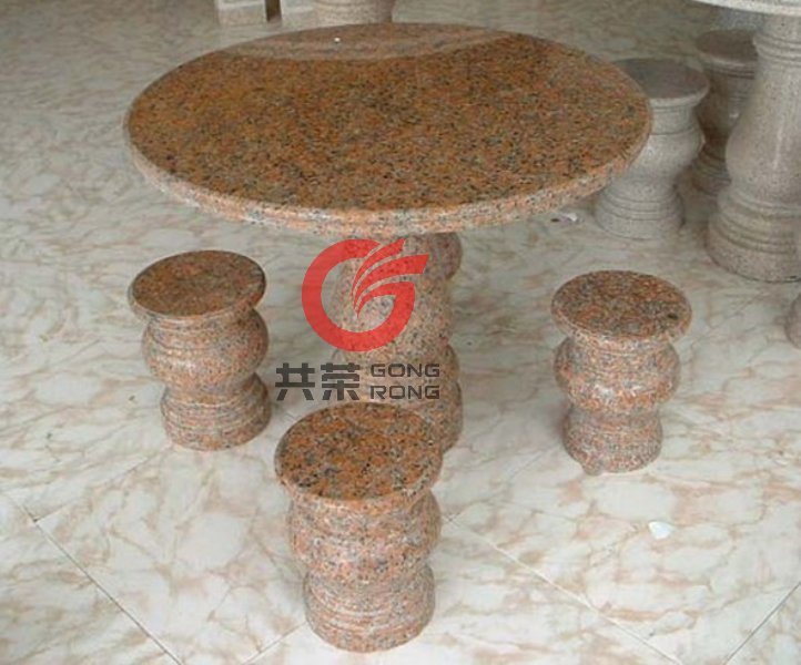 Stone Table and Bench (STB009)