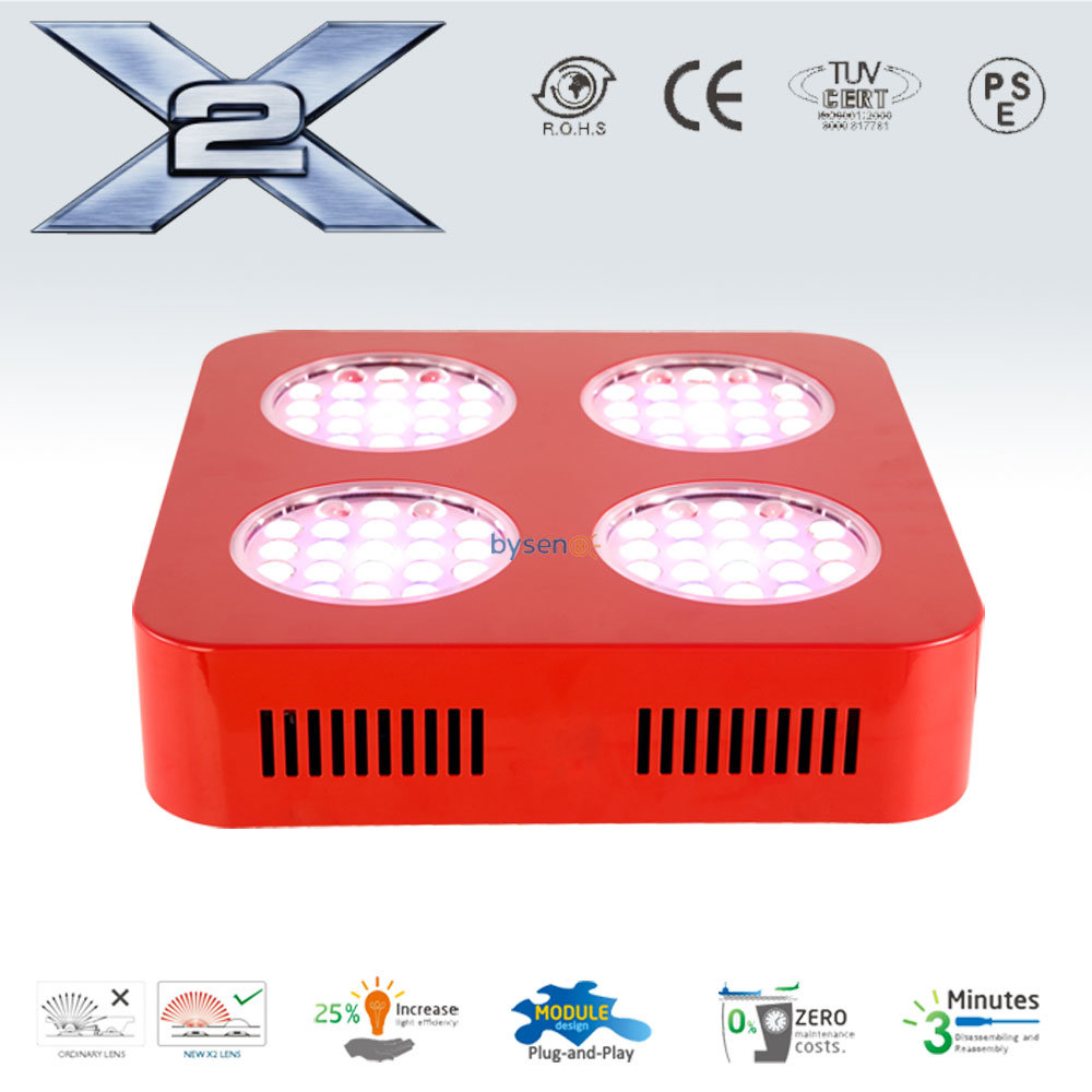 High Power Bysen X2 140W LED Grow Light Lamp for Money Tree with High Pare Value