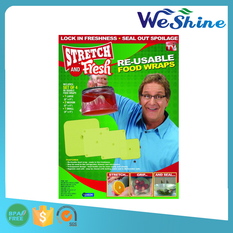 Stretch and Fresh Re-Usable Food Wraps