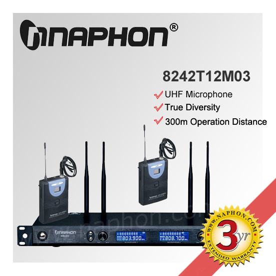UHF Wireless Microphone WMS8242T12M03