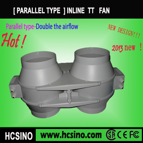 2013 New Model Temperature Control Inline Duct Fan