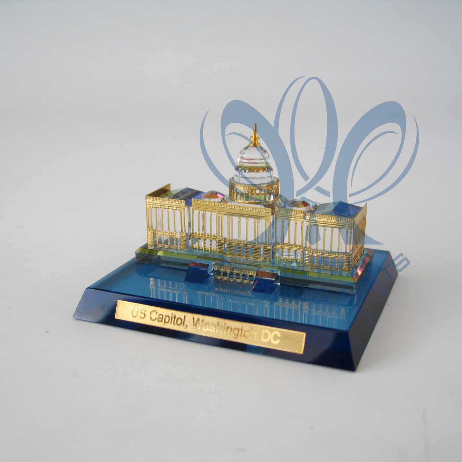 US Capitol (Crystal and Gold model Souvenir) small