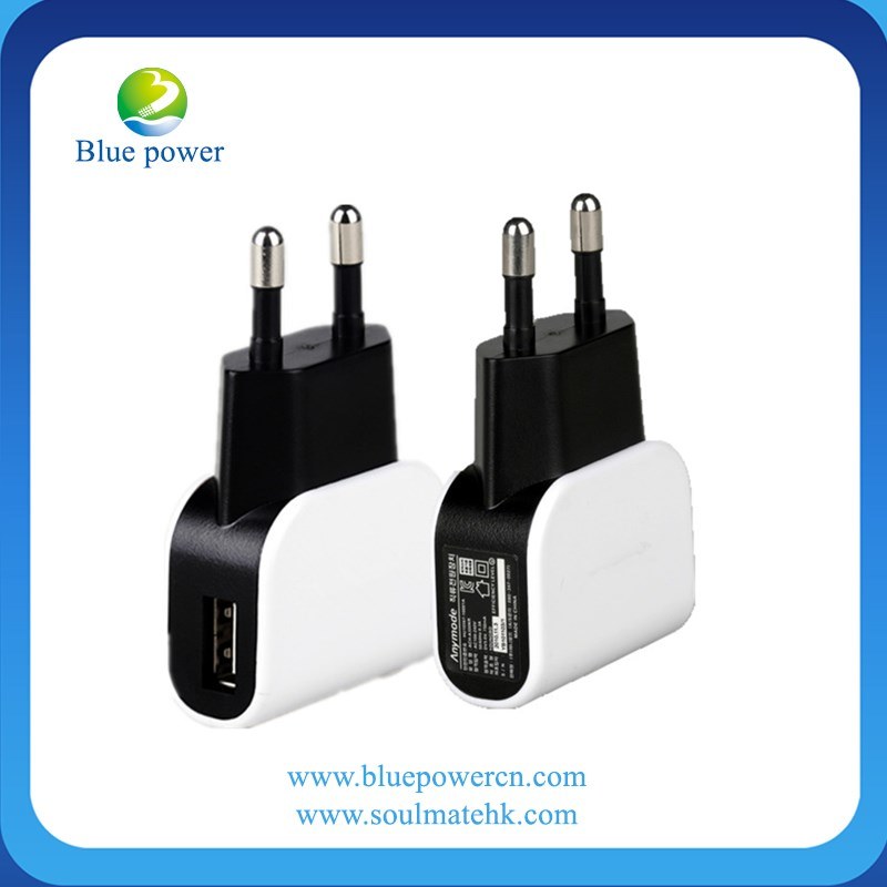 High Quality Single Battery USB Travel Charger for Cell Phone
