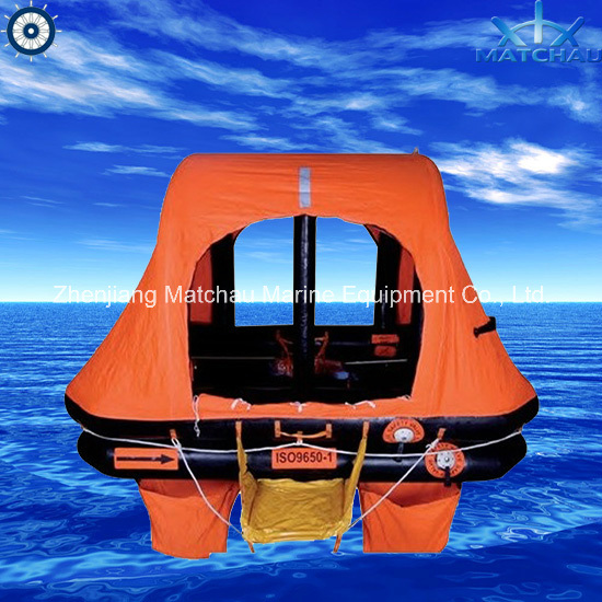 Throwing Over Type Self-Righting Inflatable Life Raft for Yacht