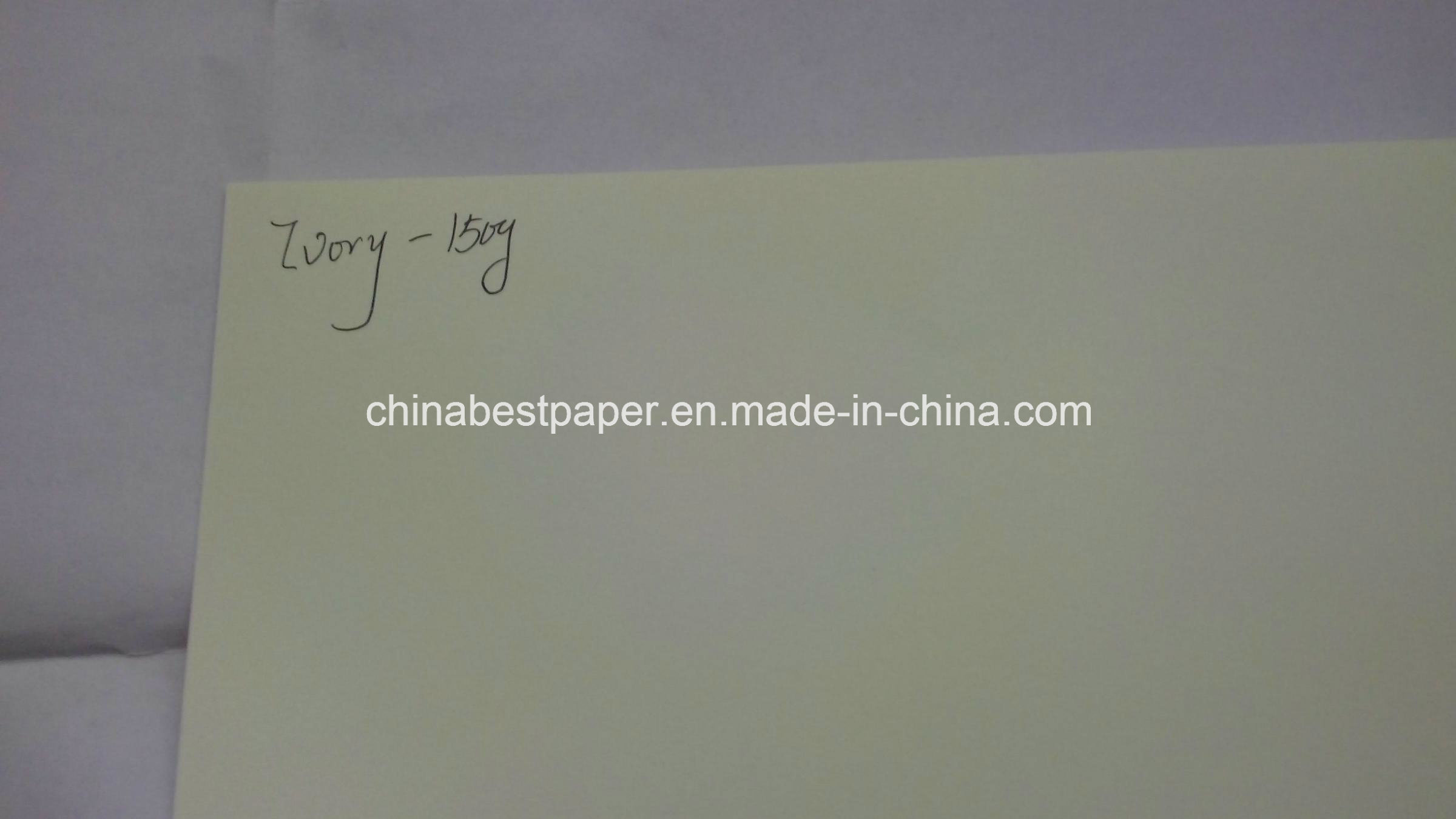 Ivory uncoated 150g book paper