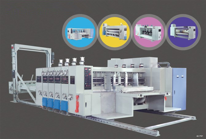 High Speed Flexo Printer Slotter Die Cutting Carton Printing Machinery