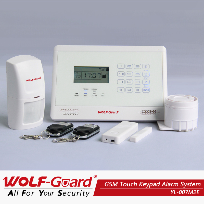 Home Security Alarm with English French German Spanish Language