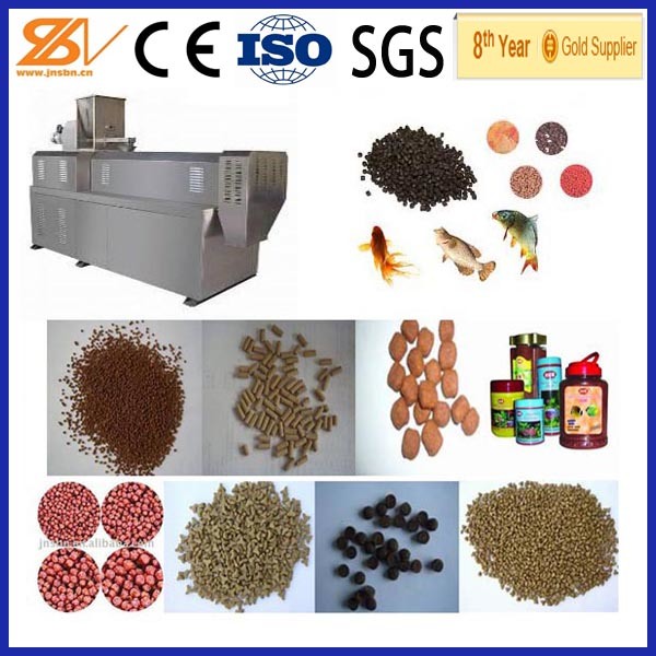 Easy Operated Low Consumption Automatic Floating Fish Food Machinery