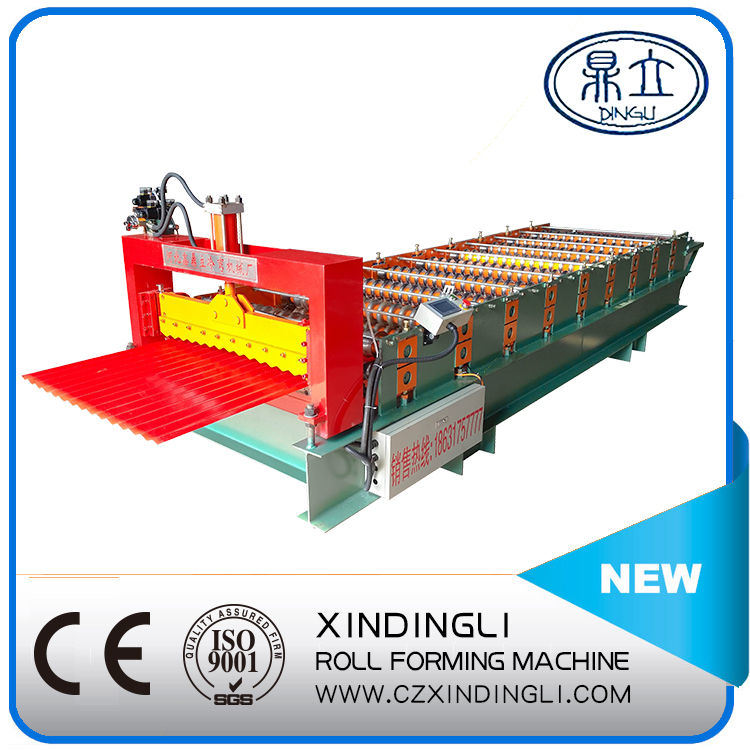 Small Water Proof Wave Corrugated Roofing Sheet Roll Forming Machinery