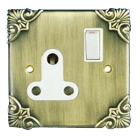 Fg008A 15A 1 Gang Switch Round Pins Wall Socket