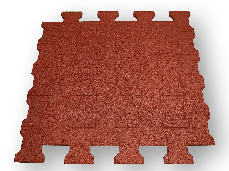 Playground Rubber Tiles, Colorful Rubber Paver, Interlocking Rubber Tiles