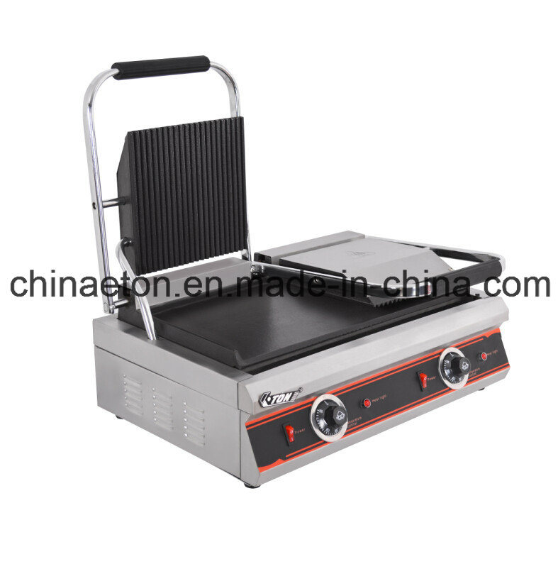 Double Electric Contact Grill with Falt (ET-YP-2A2)