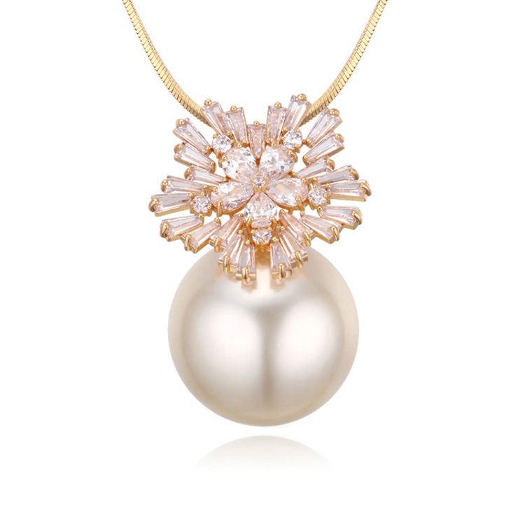 Classic Fashion Beautiful Women Pearl Necklace Jewelry