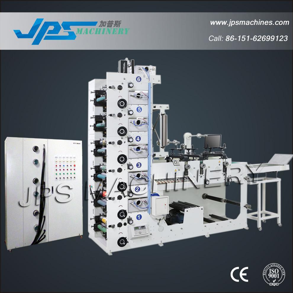 Jps480-6c-B Plastic Film Roll Printing Machinery for PVC/PE/OPP/Pet/PP/BOPP/BOPE