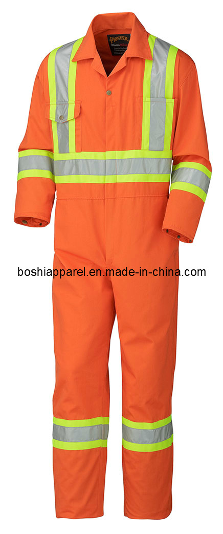 High Visibility Reflective Working Coverall Uniform