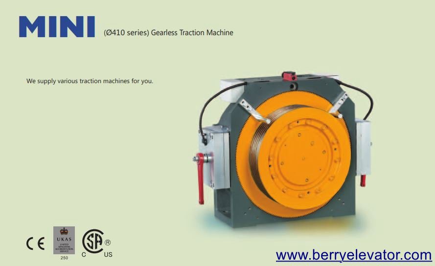 Permanent Magnet Synchronous Gearless Traction Machine Mini Series