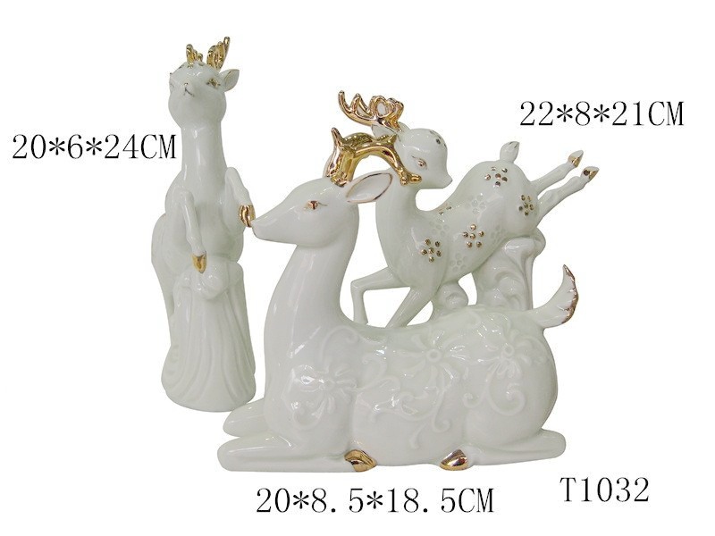 Porcelain Crafts Deer Gifts