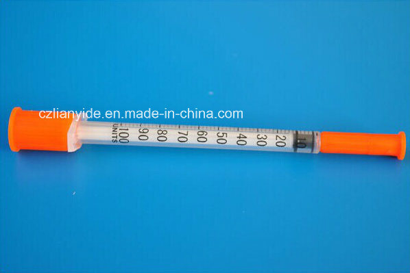 U100 Disposable Insulin Syringe of Medical Equipment