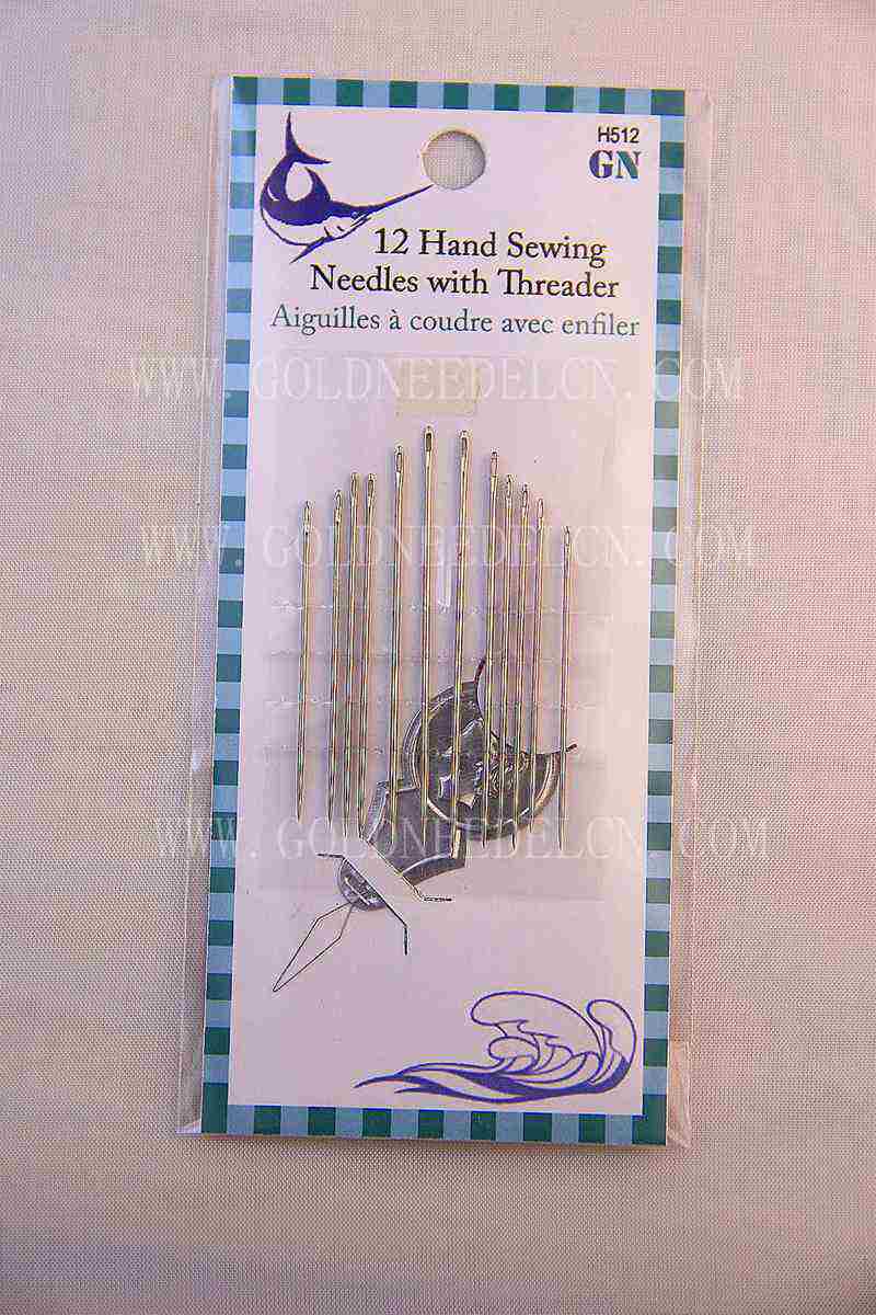 Hand Needle Assortment with Threader-12 Needles