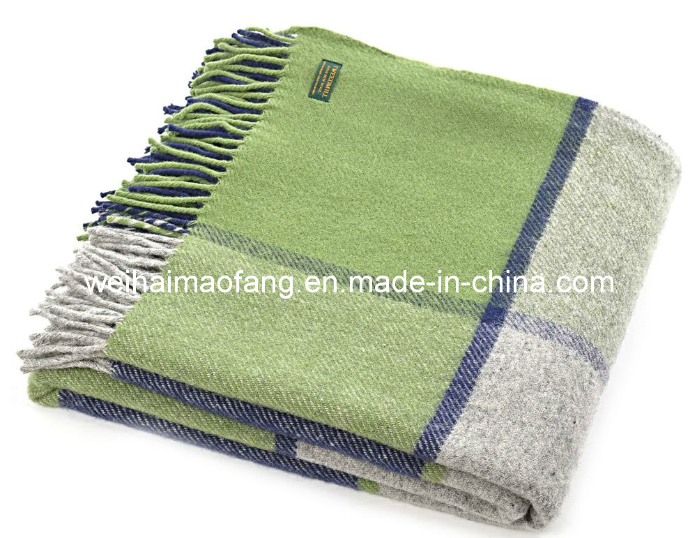 Pure Wool Travel Blanket/Wool Travel Throw