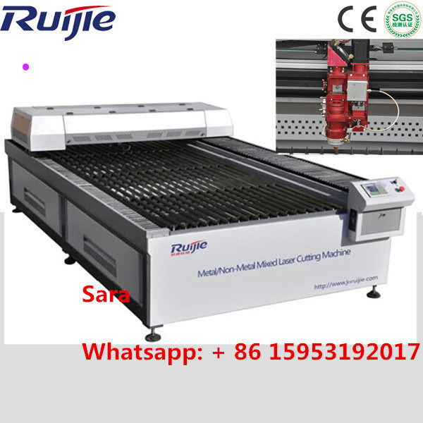 Jinan Ruijie Low Cost Flat Bed CNC Laser Cutting Machine Metal Nonmetal 1325