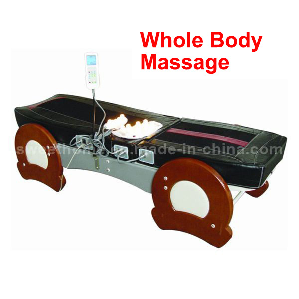 Electric Whole Body Jade Thermal Wooden Massage Bed
