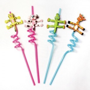 Crazy Theme Straws (shaped straws) Made of PVC/Pet/PMMA