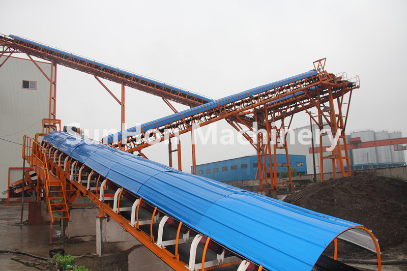 Fixed Belt Conveyor Rubber Belt for Construction Material Industry