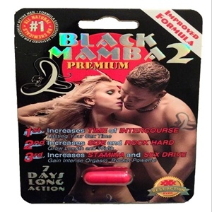 Red Capsules Black Mamba 2 Enhancer Sex Products (SX006)