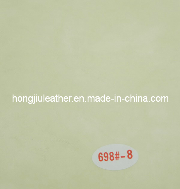 Light Green Synthetic Leather for Sofa or Soft Bed