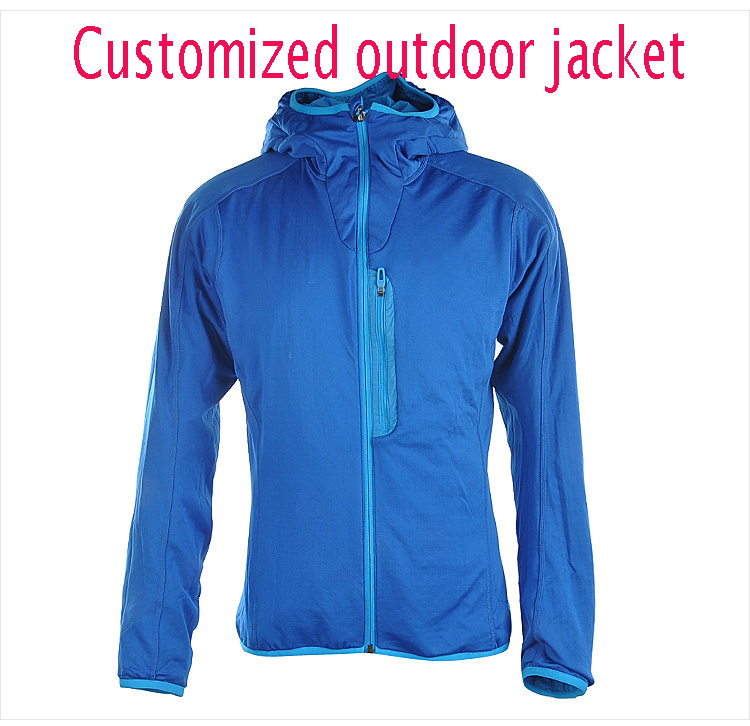 Fashion Leisure Outdoor Jacket, Windproof Keep Warm Coat, 100% Nylon Outdoor Jacket in Dark Blue Colour