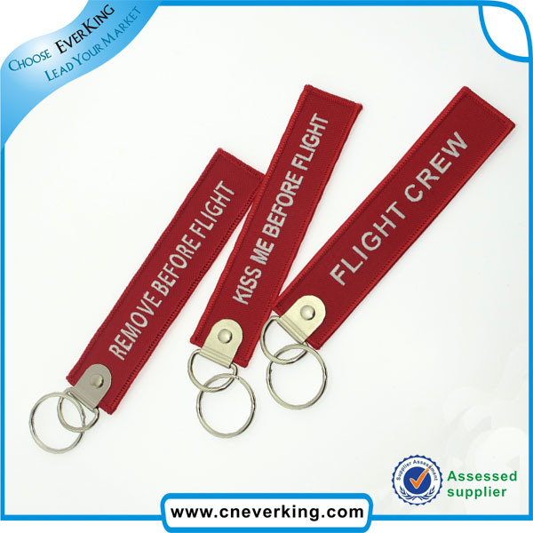 Remove Before Launch Embroidery Keychain Promotion Gift