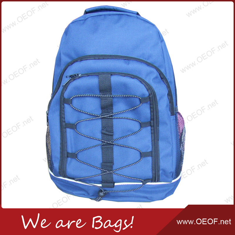 Promote Classic Polyester School Student Laptop Leisure Backpack Bags (#00509)