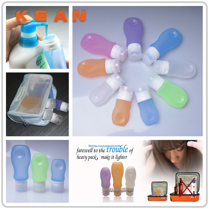 Portable Travel Case Holiday Cosmetic Bottle/Eco-Friendly Silicone Travel Tube (#13)